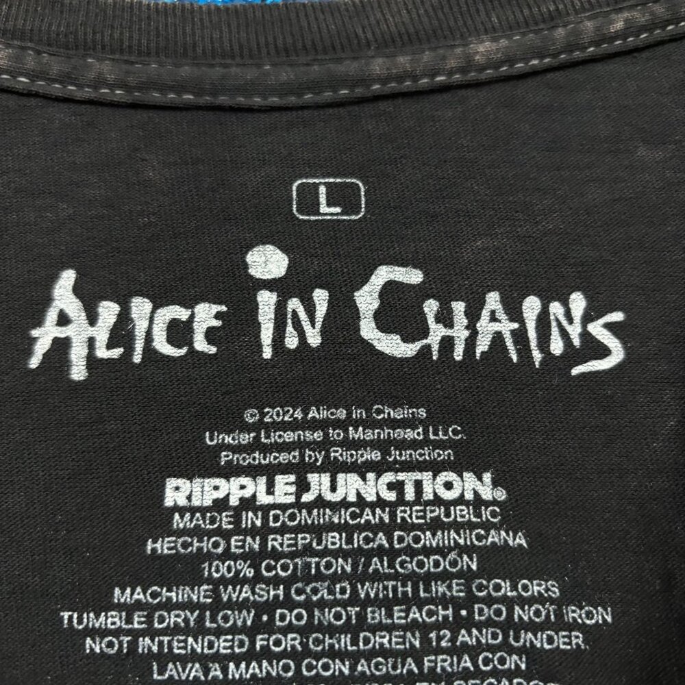 Alice In Chains Dirt Seattle WA Est 1987 Grunge Band Tee L - Picture 4 of 4